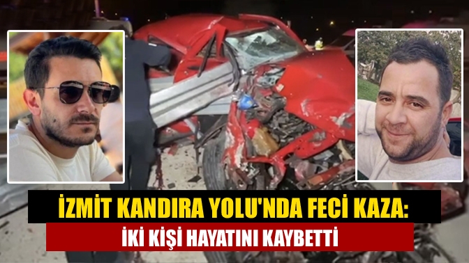 İzmit Kandıra yolu Çubukluosmaniye mevkisinde dün gece saat 01.00 sıralarında