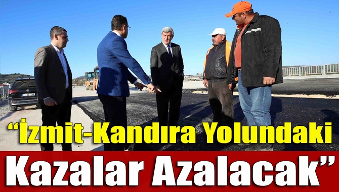 İzmit-Kandıra duble yol projesinde inceleme yapan Büyükşehir Belediye Başkanı İbrahim