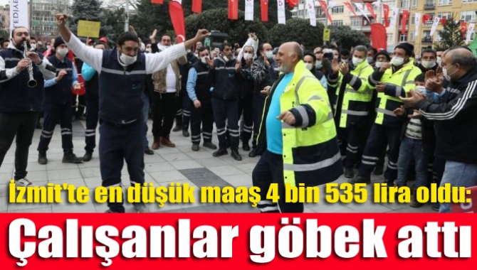 En düşük işçi ücretinin 4,535 lira olduğu İzmit Belediyesi sözleşmesinin