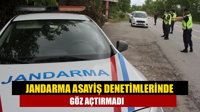 Kocaeli’de jandarma ekipleri, Türkiye geneli yapılan genel asayiş uygulaması kapsamında