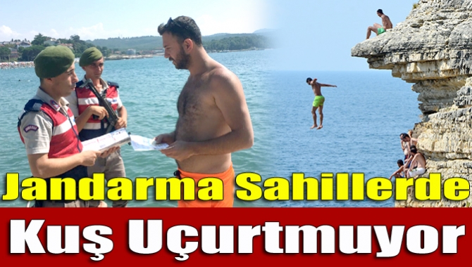 Yaz aylarında binlerce tatilcinin tercih ettiği Kandıra sahillerinde halkın güvenliğini