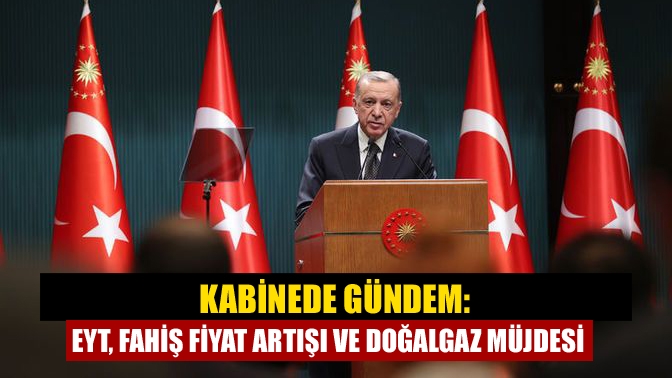 Cumhurbaşkanı Erdoğan, yılın son kabine toplantısına başkanlık edecek. Toplantıda EYT,