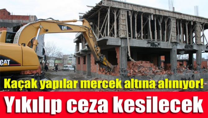 Kaçak yapıların mercek altına alınmasını öngören kanun teklifinin görüşmeleri bu