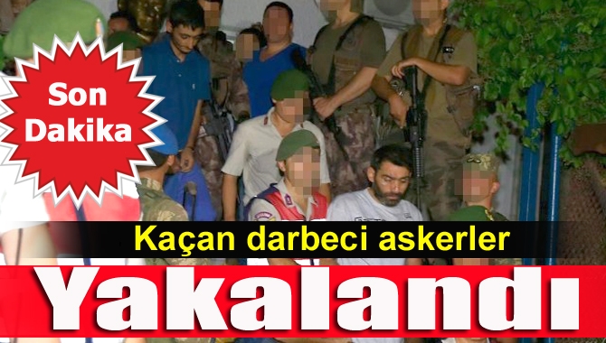 Cumhurbaşkanı Erdoğan'ın ayrıldığı otele saldırı düzenleyen 9 firari asker yakalandı.