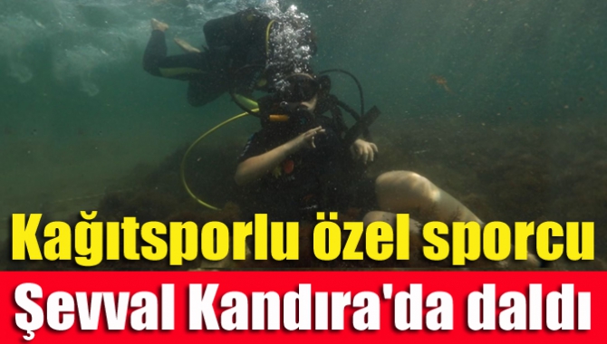 Büyükşehir Kağıtspor’un başarılı yüzücüsü özel sporcu Firuze Şevval Devrim, Kandıra’nın