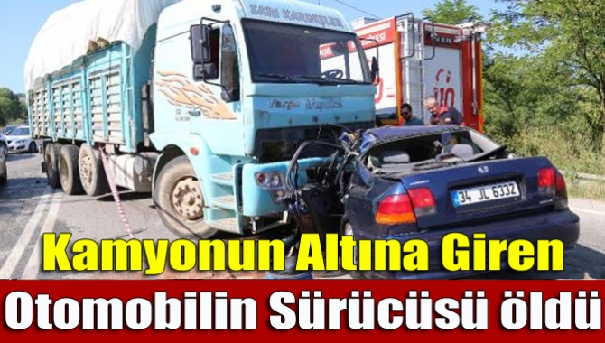 İzmit-Kandıra Yolu üzeri Çayırköy mevkiinde meydana gelen feci trak kazasında,