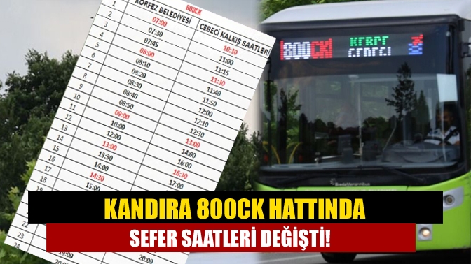 Kocaeli Büyükşehir Belediyesi UlaşımPark olumsuz hava koşulları sebebiyle Kandıra 800CK