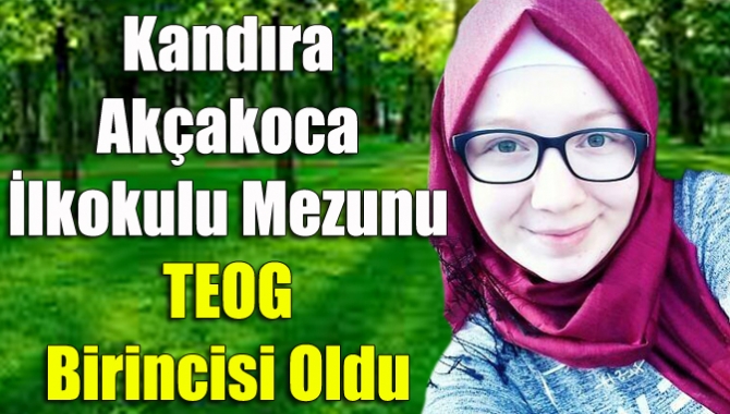 1 milyon 174 bin 427 öğrencinin girdiği TEOG sınavında birinci