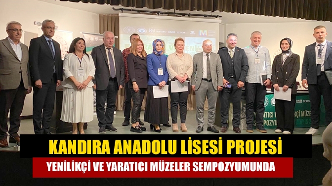 İlçemizin başarılı okulları arasında yer alan Kandıra Anadolu lisesi projesi