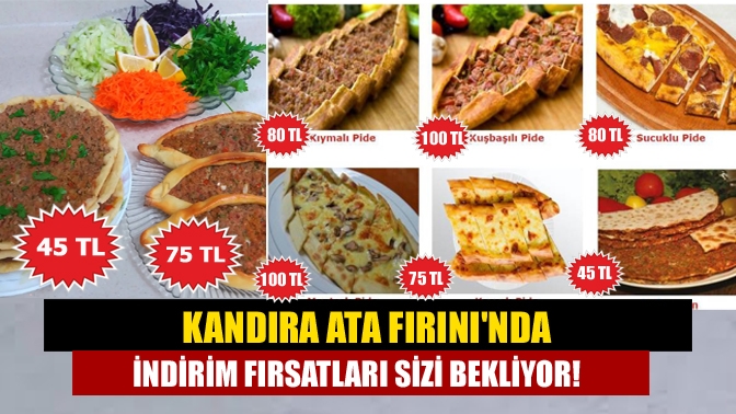 Kandıra'nın sevilen mekanlarından biri olan Ata Ekmek Fırını ve Ata