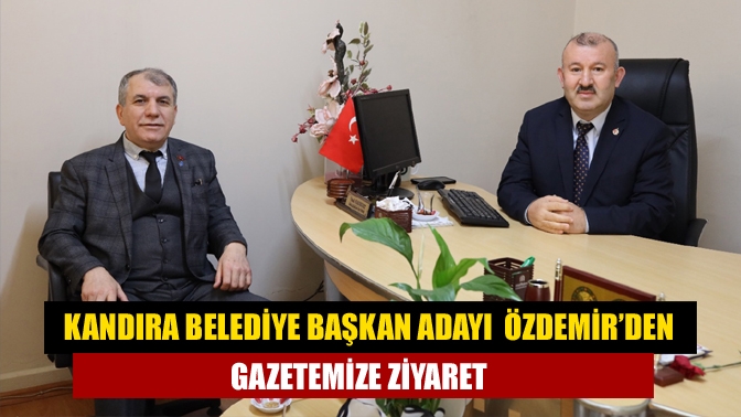 DEVA Partisi Kandıra Belediye Başkan Adayı Kadir Özdemir ve DEVA