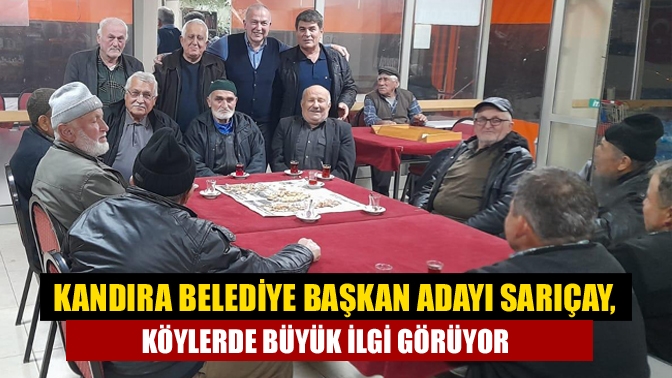 Topluca Mahallesi’ni ziyaret eden İYİ Parti Kandıra belediye başkan adayı