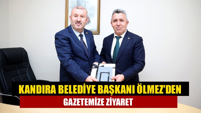 Kandıra Belediye Başkanı Erol Ölmez gazetemize anlamlı bir ziyaret gerçekleştirdi.