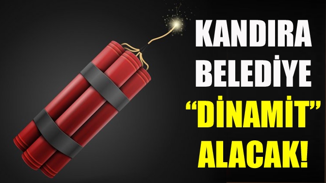 Kandıra Belediyesi, ilçede bulunan ve belediyenin işlettiği taşocağında kullanmak üzere