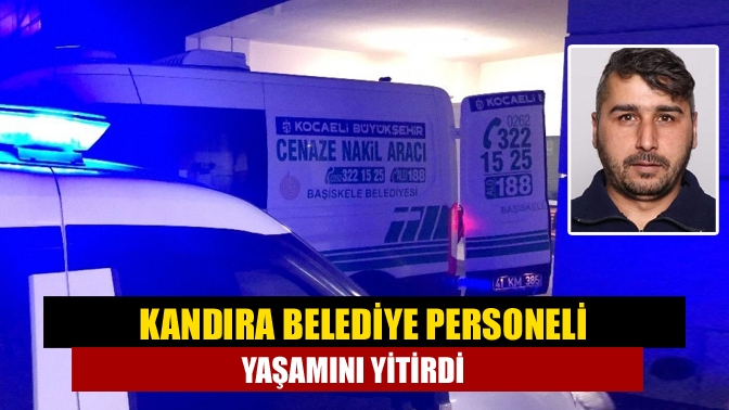 Kandıra Belediyesi Fen İşleri Müdürlüğü'nde personeli Erdal Memiş (29) beyninde