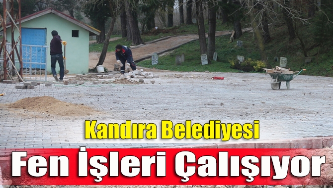 Kış mesaisini yoğun geçiren Kandıra Belediyesi Fen İşleri Müdürlüğü ekipleri,