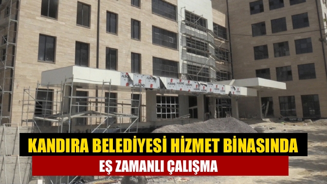 Kocaeli Büyükşehir Belediyesi tarafından yapımı üstlenilen Kandıra Belediyesi hizmet binası
