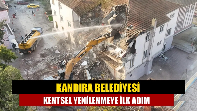 Kandıra Belediyesi Kentsel yenileme çalışmaları kapsamında Kandıra İlçe Merkezi’nde bulunan