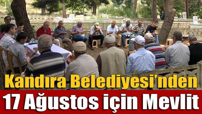Kandıra Belediyesi, 17 Ağustos 1999 depreminde hayatını kaybeden vatandaşlar için