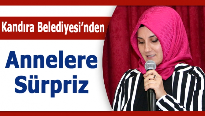 Kandıra Belediyesi tarafından Anneler Günü nedeniyle düzenlenen programda yer alan