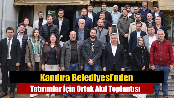 Kandıra Belediyesi, ilçede yürütülen ve planlanan projelerin verimli şekilde ilerlemesi