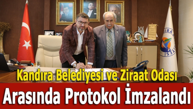 Kandıra Belediyesi ve Kandıra Ziraat Odası Başkanlığı’nın ortaklaşa yapacağı yeni
