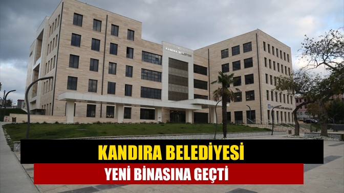 Kocaeli Büyükşehir Belediyesi tarafından inşa edilen Kandıra Belediyesi’nin yeni hizmet