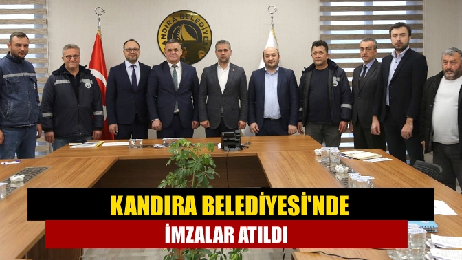 Kandıra Belediyesi'nde Hizmet-İş ve Yerel-Sen üyesi 239 işçi için imzalar