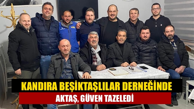 Kandıra Beşiktaşlılar Derneğinin yapılan olağan genel kurulunda mevcut başkan Yusuf