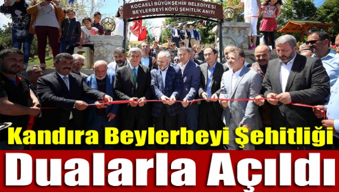 Başkan Karaosmanoğlu, Kandıra Beylerbeyi Köyü Anıt Yapımı ve Şehitleri Anma