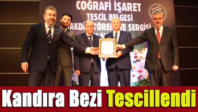 Kandıra’nın en önemli değerlerinden biri olan Kandıra Bezi, Kandıra Halk