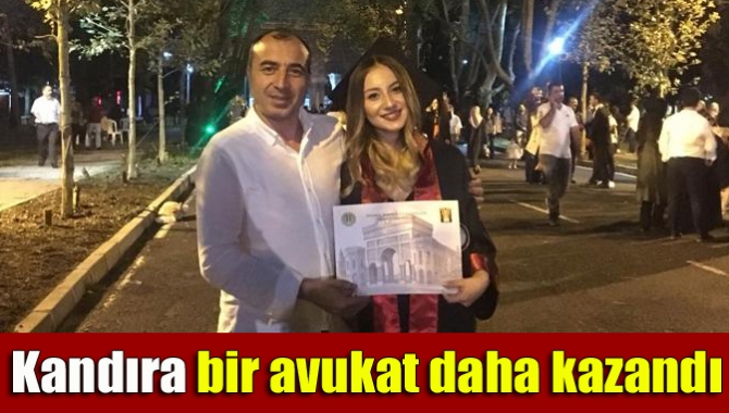 Kandıra’nın tanınmış simalarından Serdar Yılmaz’ın kızı İrem Yılmaz, İstanbul Üniversitesi