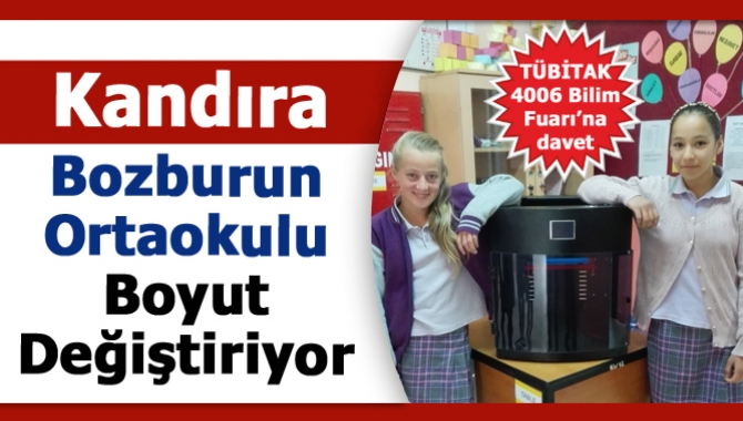 Kandıra Bozburun Ortaokulu öğrencileri, 3 boyutlu çizimlerle hayallerini şekillendiriyor ve