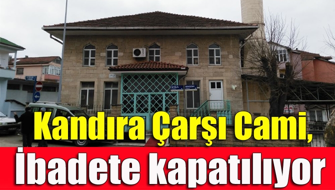 Vakıflar Bölge Müdürlüğü’nün restorasyon projesine dahil olan Kandıra Çarşı Camii,