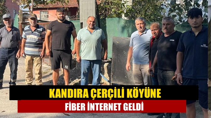 Kandıra Çerçili Köyünde aylarca süren fiber internet, telefon kazı, gömü