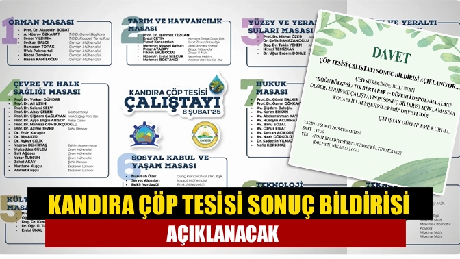 Kocaeli’de ÇED sürecinde bulunan “Doğu Bölgesi Atık Bertaraf ve Düzenli