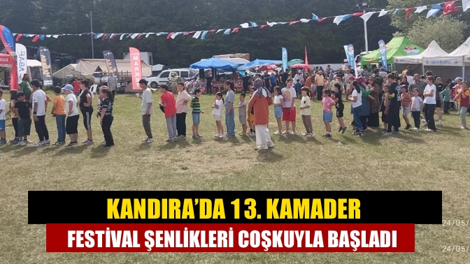 Kandıra’da düzenlenen 17. KAMADER Festival Şenlikleri coşkulu başladı. Etkinliklerde doğa