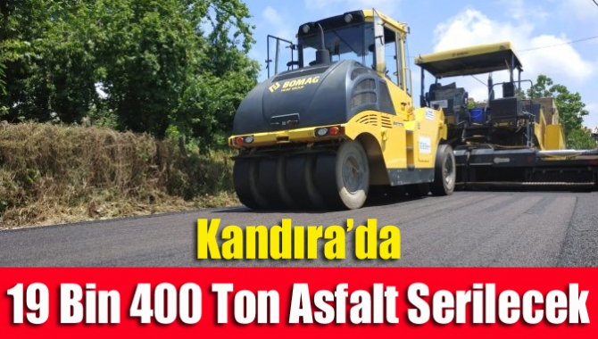 Kandıra’da yol konforunun arttırılması için “Kandıra ilçesi (2021 Yılı) Yol