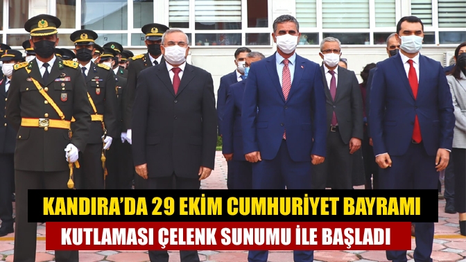 Türkiye Cumhuriyeti’nin 98’nci yıl dönümü tüm yurtta olduğu gibi Kandıra’da