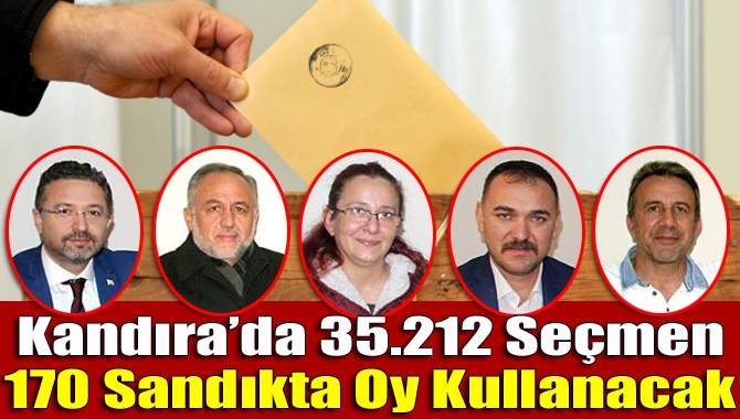 16 Nisan’da yapılacak referandumda Kandıra genelinde toplam 35 bin 212