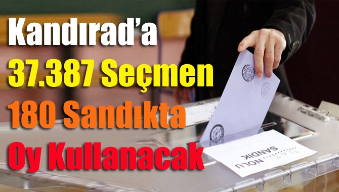 31 Mart yerel seçimlerinde Kandıra merkez ve köylerinde toplam 37