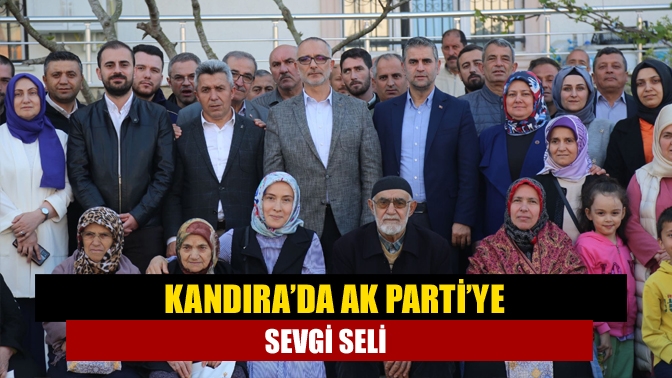 AK Parti Kocaeli Milletvekili Adayı Hasan Soba, Kandıra’da vatandaşlarla kucaklaştı.