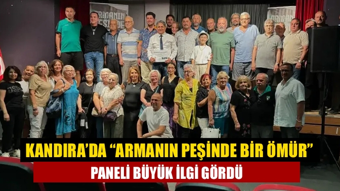 Kandıra’da Biz Kandırayız Şiir Topluluğu’nun düzenlediği “Armanın Peşinde Bir Ömür”
