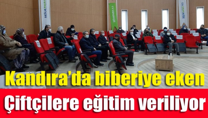 Kandıra’da 1100 dönüm alana biberiye ekecek olan çiftçilere Kocaeli Büyükşehir