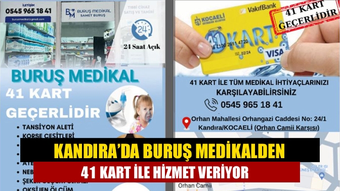 Kocaeli Büyükşehir Belediyesi’nin 41 Kart Medikal Destek uygulaması ile sosyal