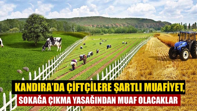 Kandıra Ziraat Odası Başkanlığı’nın, Kandıra Kaymakamlığına sunduğu talep üzerine, çiftçilerin