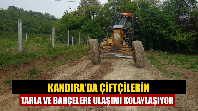 Kandıra’da Tarla ve Bahçe Yolları Geliştiriliyor: Çiftçilerin Ulaşımı Kolaylaşacak. Kandıra
