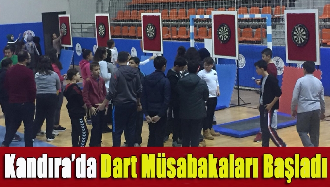 Kandıra’da okul sporları faaliyetleri Dart 1. Lig Kandıra etabıyla başladı.