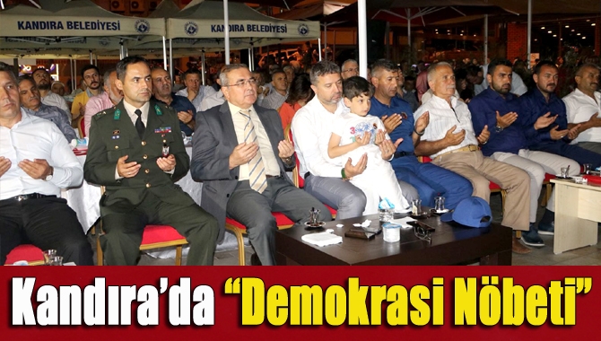 15 Temmuz Demokrasi ve Milli Birlik Günü nedeniyle Kandıra’da düzenlenen