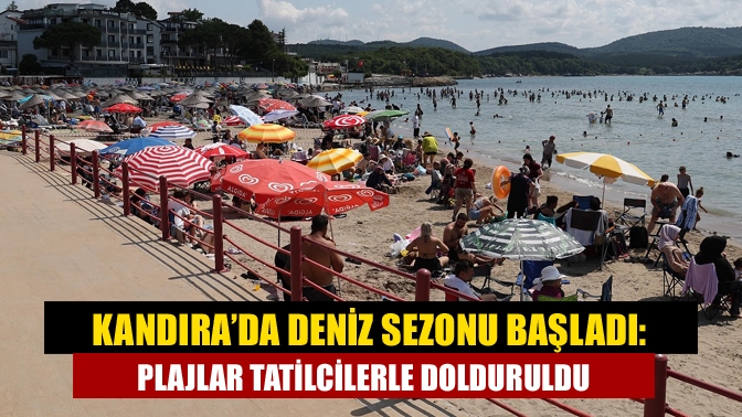 Kocaeli'nin Kandıra ilçesinde deniz suyu sıcaklığı 20.7 dereceye ulaştı. Hafta